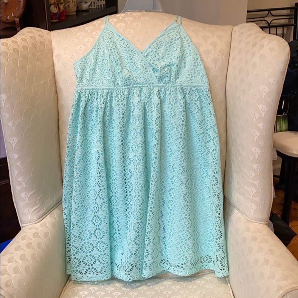 Mint Green Express Baby Doll Sundress